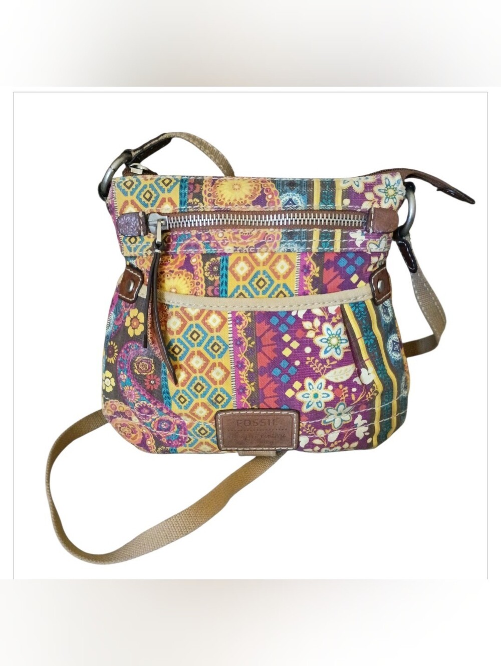 Fossil Multicolor Crossbody